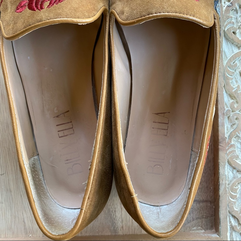 Anthropologie Billy Ella Embroidered Loafers - Picture 5 of 11